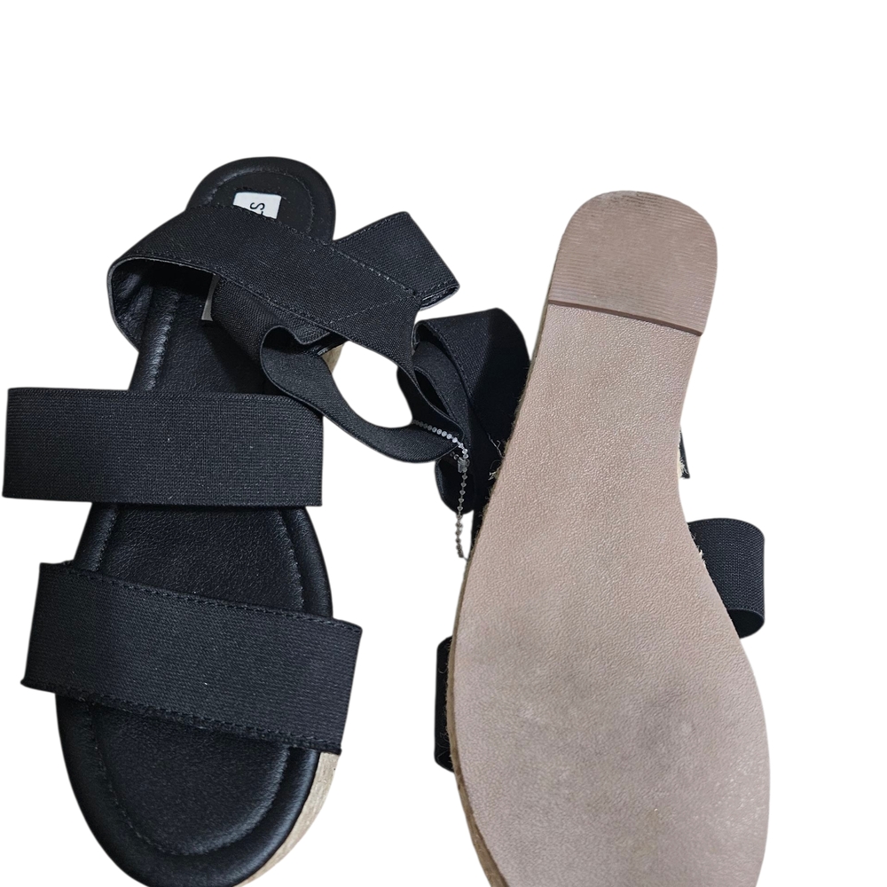 Steve Madden Black Strappy Sandals